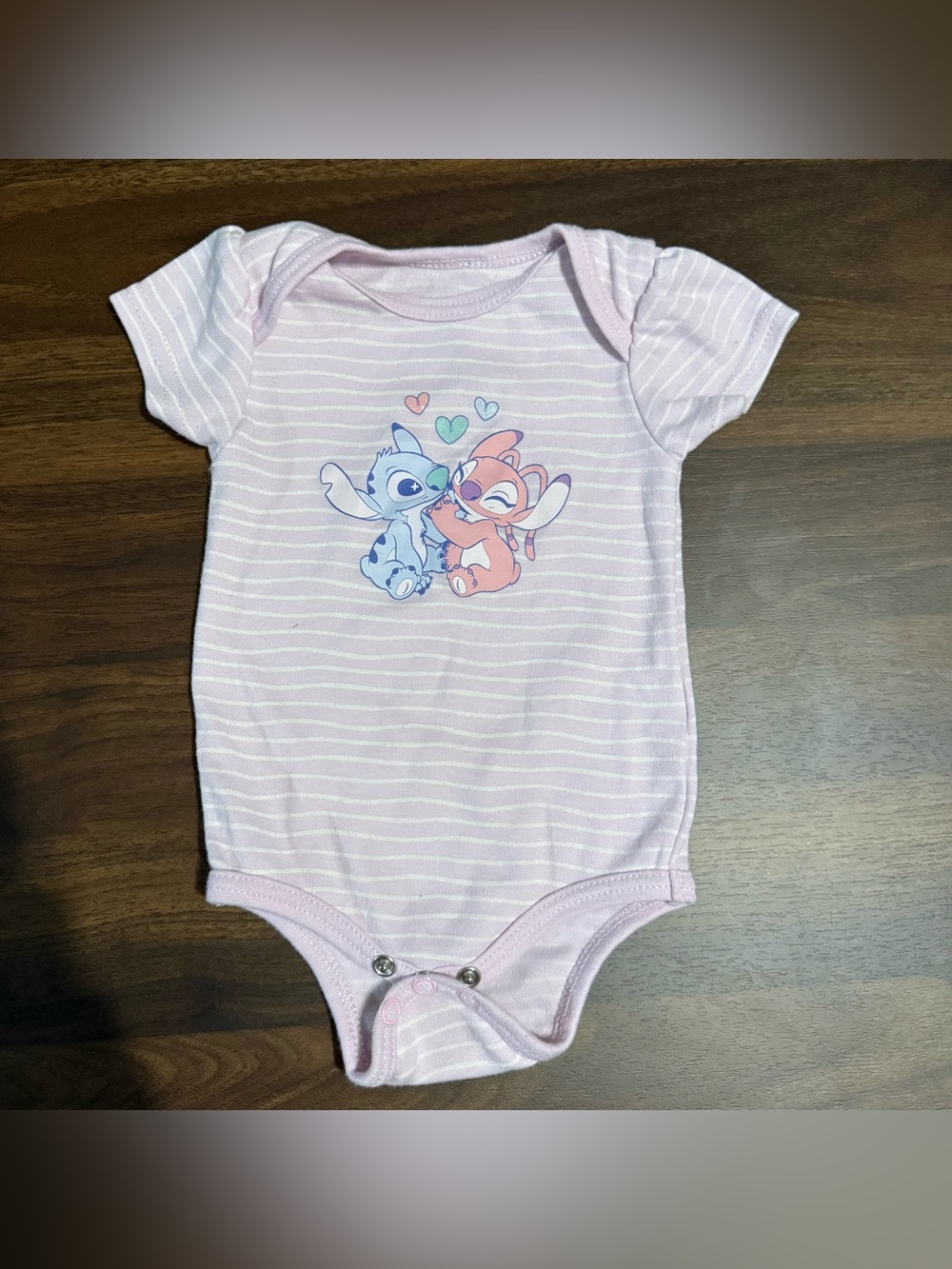 Baby girl Disney stitch onesie